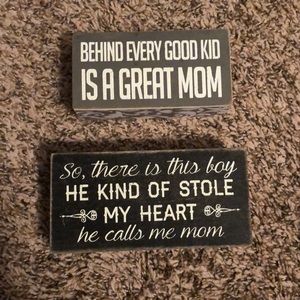 2 for 1 wooden sign deal!